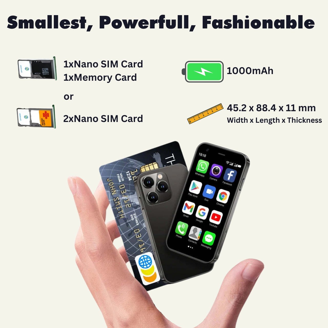 PocketBuddy - The World's Smallest Smartphone